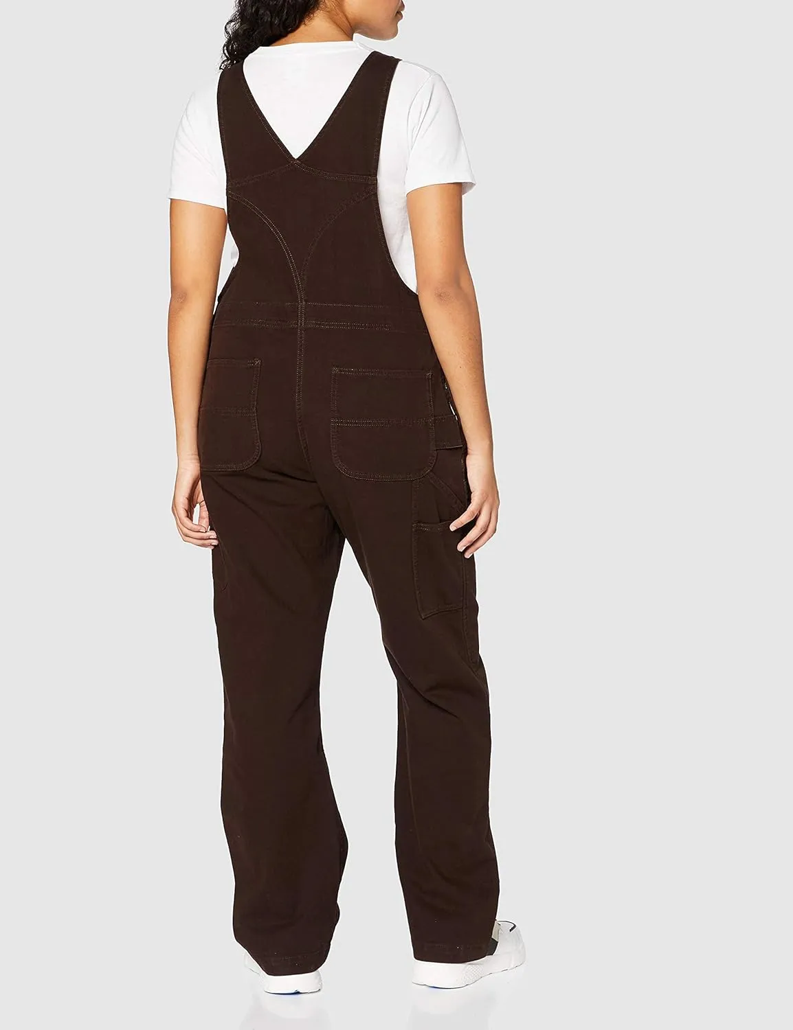 Carhartt womens Rugged Flex Loose Fit Canvas Bib Overall 102438