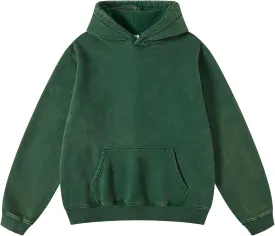 Dnzzs Acid Wash Hoodie Men Oversized Pullover Heavyweight Sweatshirt Vintage Streetwear Unisex Casual Top 2025