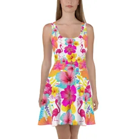 Flamingo Floral Women’s Dress