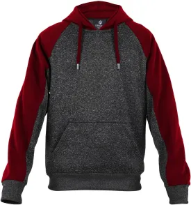 Men's Color Block Hoodie Soft Fleece Sweatshirt with Front Side Pockets