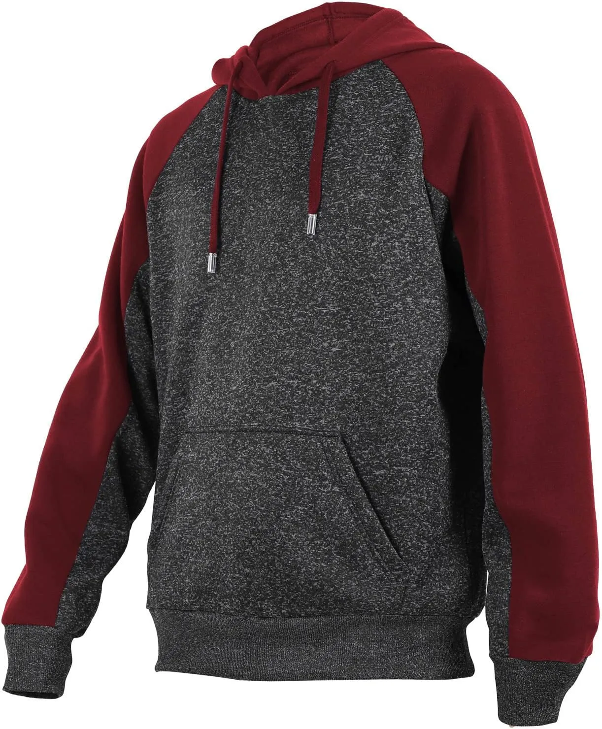 Men's Color Block Hoodie Soft Fleece Sweatshirt with Front Side Pockets