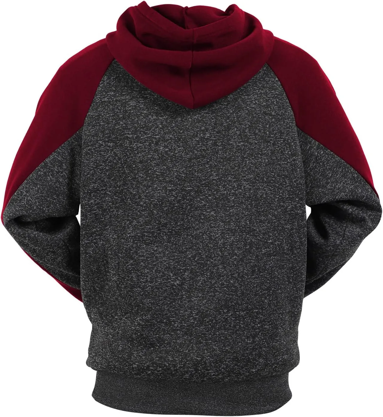 Men's Color Block Hoodie Soft Fleece Sweatshirt with Front Side Pockets