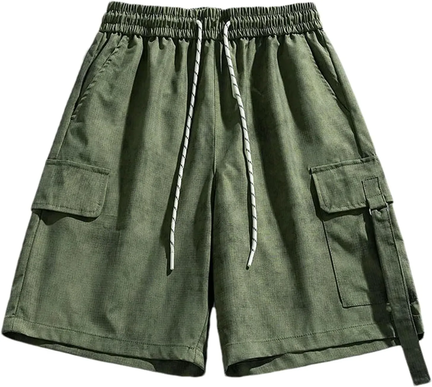 Summer Camouflage Cargo Shorts Men's High Street Loose Multi-Pocket Vintage Twill Casual Shorts Men Clothing