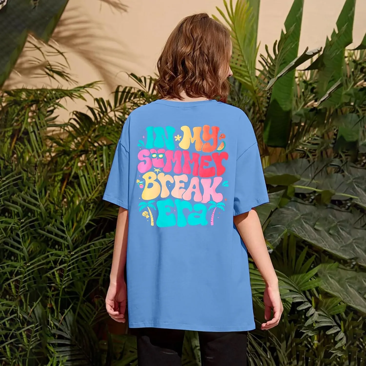 Women Last Day of School Shirt in My Summer Break Era Shirt Teacher T-Shirt School Graduation Tee Tops