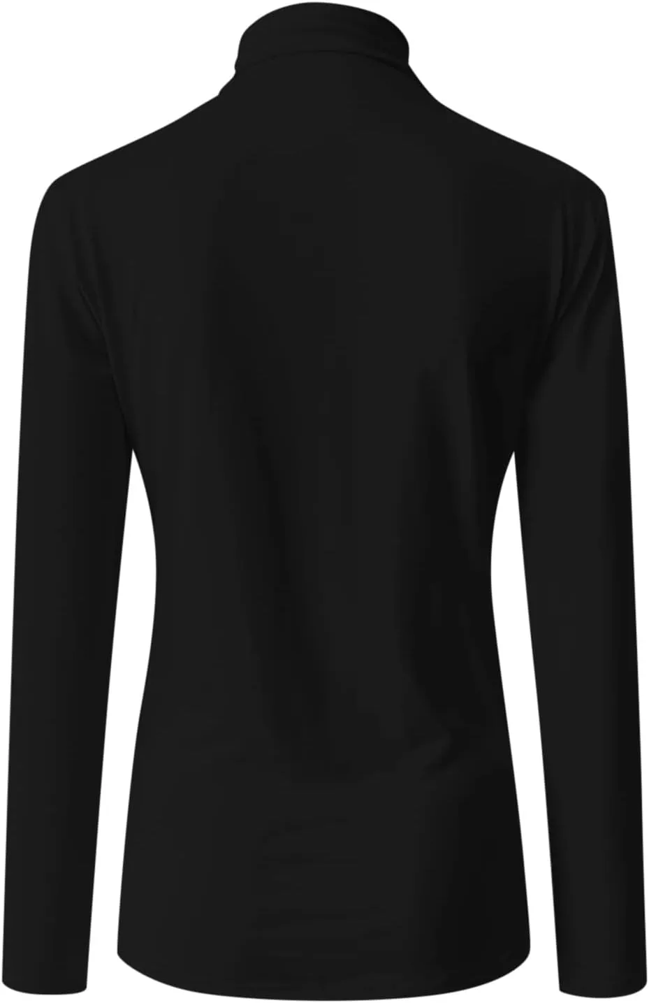 Women's Turtleneck Long Sleeve Shirts Slim Fitted Lightweight Base Layer Casual Tops Thermal Active Layer Tees