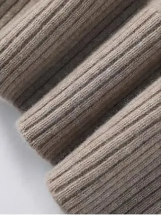 Women's Turtleneck Sweater Dress, Long Sleeve Knit Maxi Dress